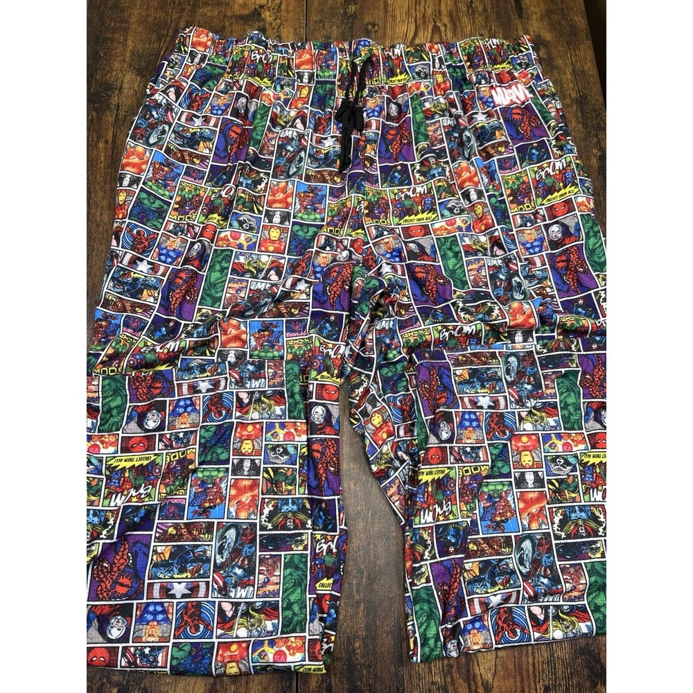 Marvel Comics Sleep Pants Pajama Bottoms XXL cotton Soft Comfortable
